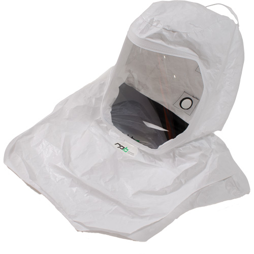 Cagoule compl&egrave;te Tychem 2000 pour T-Link & T200, Universel, Coiffe souple Helyx Safety & Industrial Supplies