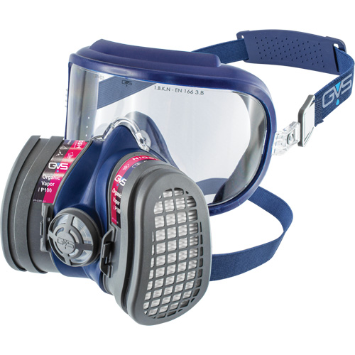Elipse Integra&reg; Low Profile OV-P100 NIOSH Respirator with Replacement Filters, Elastomer/Thermoplastic, Medium/Large Helyx Safety & Industrial Supplies