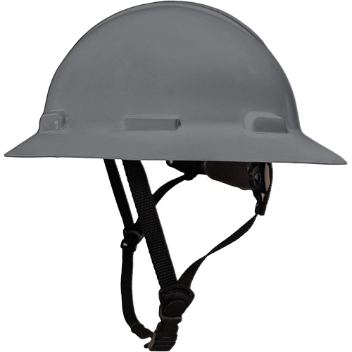 Casque de s&eacute;curit&eacute; &agrave; bordure compl&egrave;te LIDGUARD avec mentonni&egrave;re, R&eacute;pond aux normes CSA type 2, Suspension Rochet, Ventil&eacute; Helyx Safety & Industrial Supplies