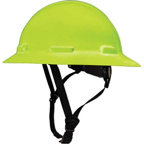Casque de s&eacute;curit&eacute; &agrave; bordure compl&egrave;te LIDGUARD avec mentonni&egrave;re, R&eacute;pond aux normes CSA type 1, Suspension Rochet, Ventil&eacute; Helyx Safety & Industrial Supplies