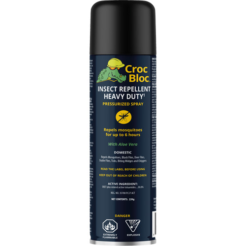 Heavy-Duty Insect Repellent, 30% DEET, Spray, 220 g Helyx Safety & Industrial Supplies