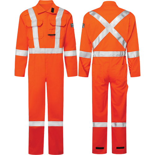 Combinaisons Avenger, 7 oz, Taille 50 grand, Orange haute visibilit&eacute; Helyx Safety & Industrial Supplies