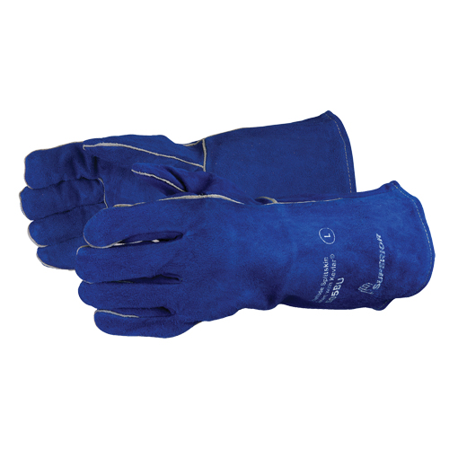 Welding Gloves, Split Cowhide, Size One Size Helyx Safety & Industrial Supplies