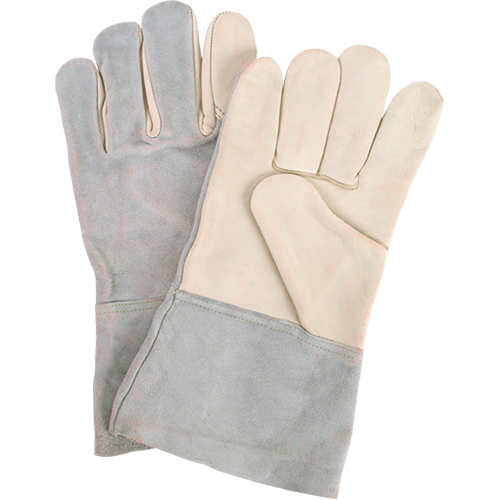 Gants de travail d'usage standard, Grand, Paume en Cuir fleur de vache Helyx Safety & Industrial Supplies