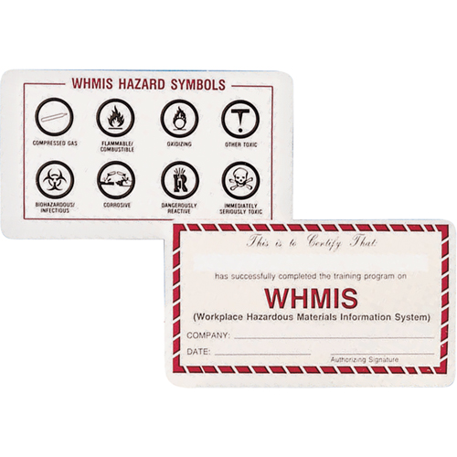 WHMIS Wallet Cards Helyx Safety & Industrial Supplies