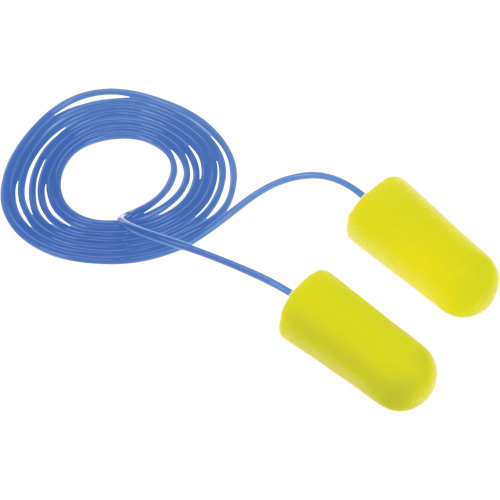 E-A-Rsoft Yellow Neon Earplugs, Bulk - Polybag, Corded Helyx Safety & Industrial Supplies