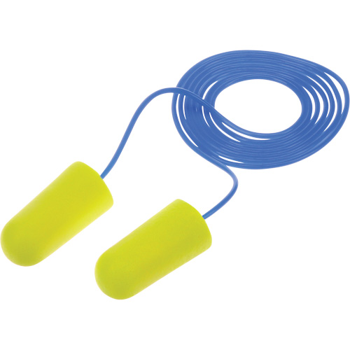 E-A-Rsoft Yellow Neon Earplugs, Bulk - Polybag, Corded Helyx Safety & Industrial Supplies