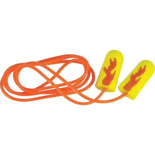 E-A-Rsoft Yellow Neon Blasts Earplugs, Bulk - Polybag, Corded Helyx Safety & Industrial Supplies