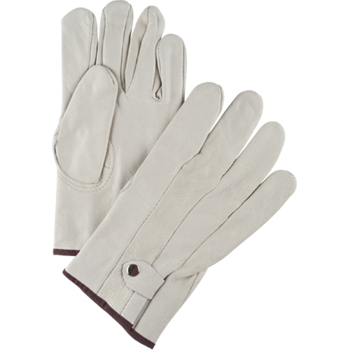 Gants de cordeur d'usage standard, Grand, Paume Cuir fleur de vache Helyx Safety & Industrial Supplies