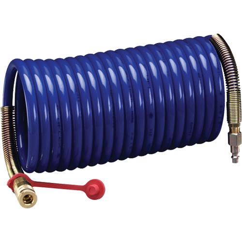 3M Series Loose Fitting Facepieces with Supplied Air-SUPPLIED AIR HOSES, Coiled High Pressure, 25' Helyx Safety & Industrial Supplies