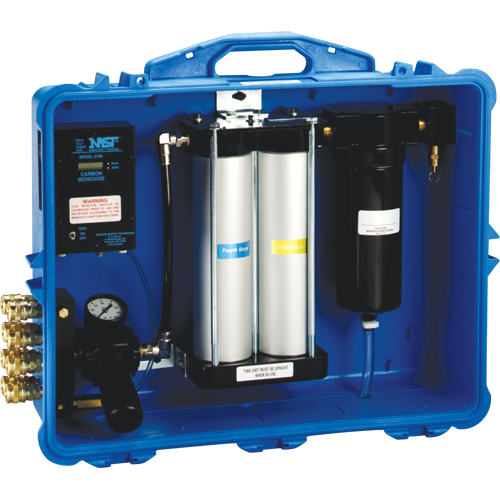 Panneaux r&eacute;gulateurs et filtre &agrave; air portatifs, Capacit&eacute; 100 pi³/min Helyx Safety & Industrial Supplies
