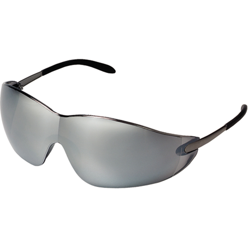 Lunettes de s&eacute;curit&eacute; Blackjack, Lentille Argent/Miroir, Anti-&eacute;gratignures, ANSI Z87+/R&eacute;pond ou surpasse la norme CSA Z94.3 Helyx Safety & Industrial Supplies