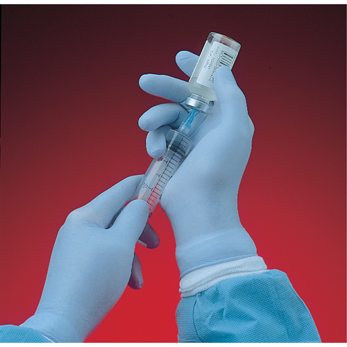 Gants N-Dex 6005PF, Moyen, Nitrile, 4 mils, Sans poudre, Bleu Helyx Safety & Industrial Supplies