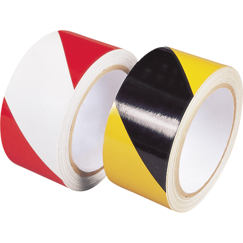Engineer Grade Reflective Tape, 2" x 30', Polyethylene, Black and Yellow Helyx Safety & Industrial Supplies