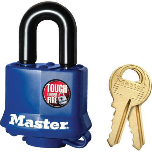 Weather-Resistant Padlock, Keyed Different, Laminated Steel, 1-9/16" Width Helyx Safety & Industrial Supplies