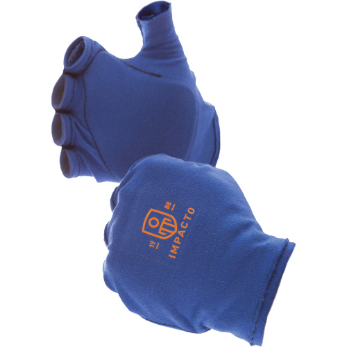 Anti-Impact Fingerless Left-Hand Glove Liner, 6/X-Small, Synthetic Palm, Slip-On Cuff Helyx Safety & Industrial Supplies