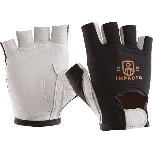 Anti-Impact Right-Hand Glove, X-Small, Goatskin/Split Leather Palm, Hook & Loop Cuff Helyx Safety & Industrial Supplies
