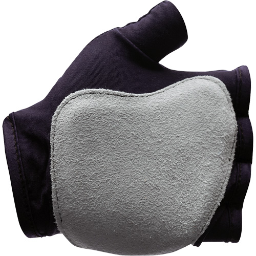 Anti-Impact Fingerless Left-Hand Glove, X-Small, Split Leather Palm, Slip-On Cuff Helyx Safety & Industrial Supplies