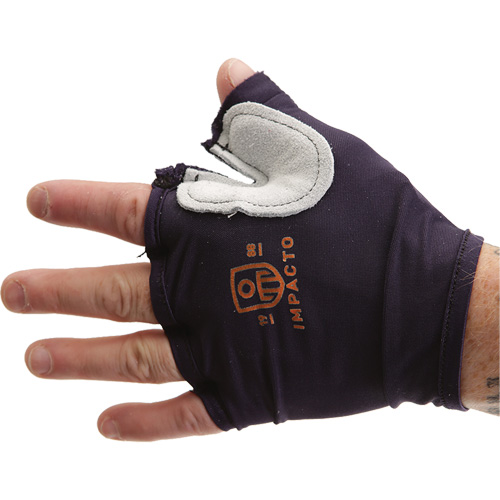Gant sans doigts Tool Grip avec pi&egrave;ce de sangle, droit, Taille T-petit, Paume Su&egrave;de Helyx Safety & Industrial Supplies
