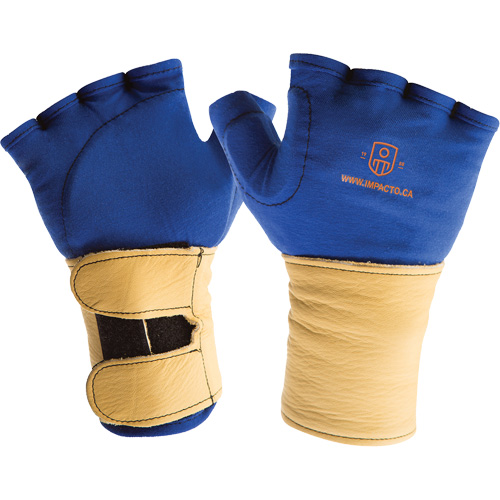 Fingerless Glove Liner with Wrist Restrainer - Right Hand, Size X-Large, Poly-Cotton Palm Helyx Safety & Industrial Supplies