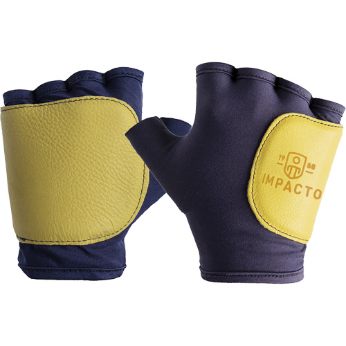 Enveloppe protectrice pour gant droit contre les impacts lat&eacute;raux et de la paume, Grand, Paume en Cuir fleur, Poignet &agrave; enfiler Helyx Safety & Industrial Supplies