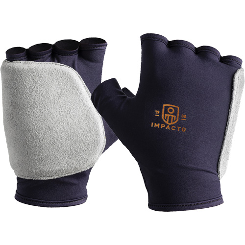 Enveloppe protectrice pour gant droit contre les impacts lat&eacute;raux et de la paume, Moyen, Paume en Cuir fleur, Poignet &agrave; enfiler Helyx Safety & Industrial Supplies