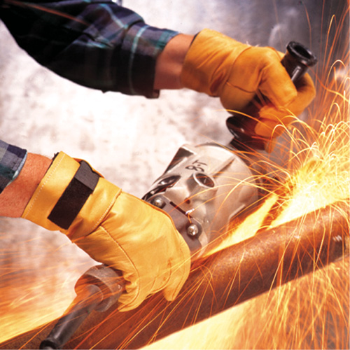 Gants antivibrations Air Glove, Taille T-petit, Paume Cuir fleur Helyx Safety & Industrial Supplies