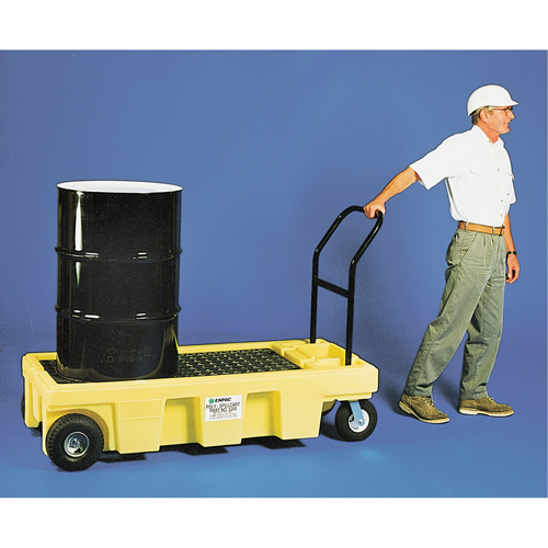 Poly-Spillcart Cart ATC, 66.5" L x 29" W x 46.9" H, 57 US gal. Spill Cap. Helyx Safety & Industrial Supplies