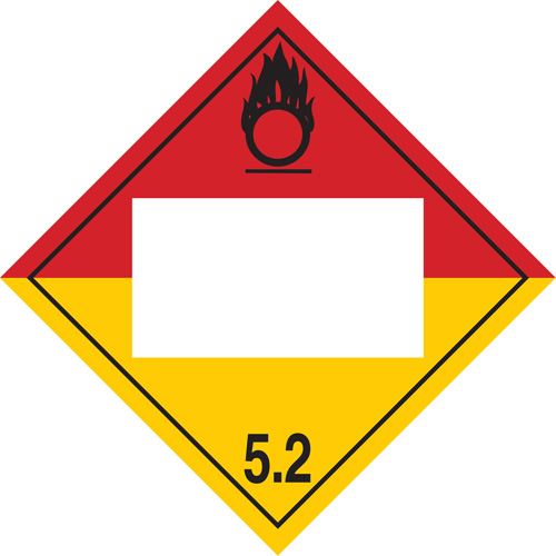 Organic Peroxide TDG Placard, Plastic Helyx Safety & Industrial Supplies
