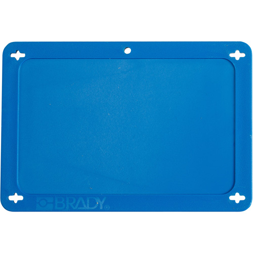 &eacute;tiquette vierge pour vanne, Plastique, 4-3/4" la x 3-1/4" h Helyx Safety & Industrial Supplies