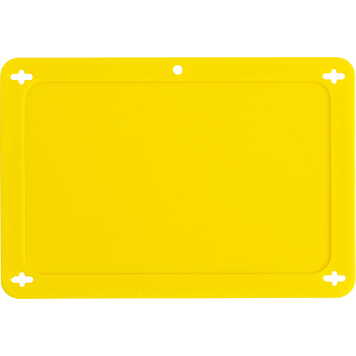 &eacute;tiquette vierge pour vanne, Plastique, 4-3/4" la x 3-1/4" h Helyx Safety & Industrial Supplies