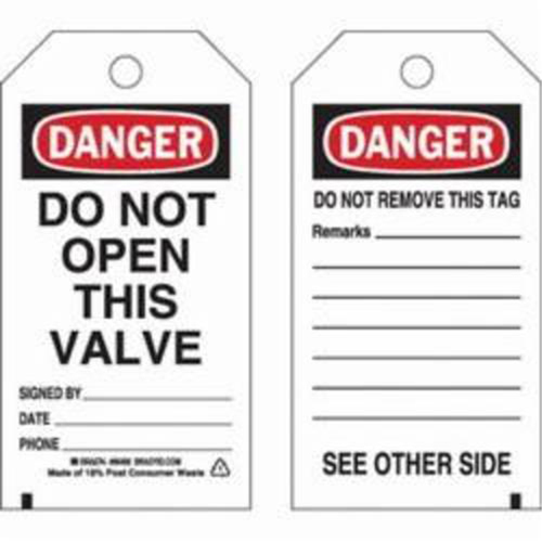 &eacute;tiquettes de s&eacute;curit&eacute; auto-plastifiantes, Polyester, 3" la x 5-3/4" h, Anglais Helyx Safety & Industrial Supplies