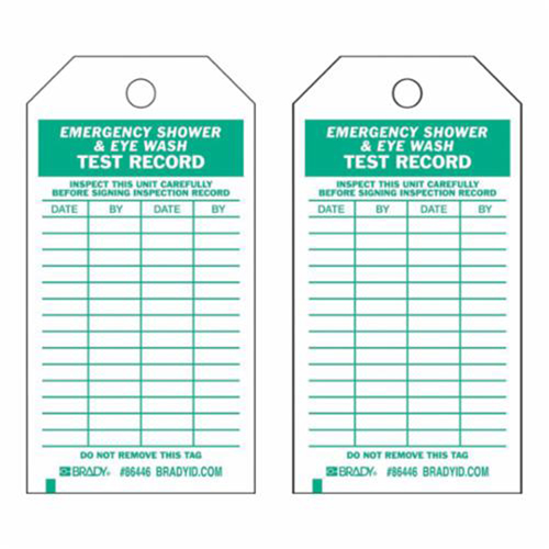 &eacute;tiquettes pour r&eacute;sultats de test, Polyester, 4" la x 7" h, Anglais Helyx Safety & Industrial Supplies