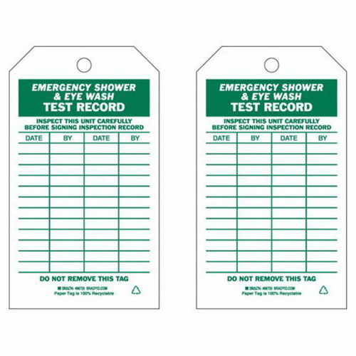&eacute;tiquettes de rapport d'essai/inspection, Papier, 4" la x 7" h, Anglais Helyx Safety & Industrial Supplies
