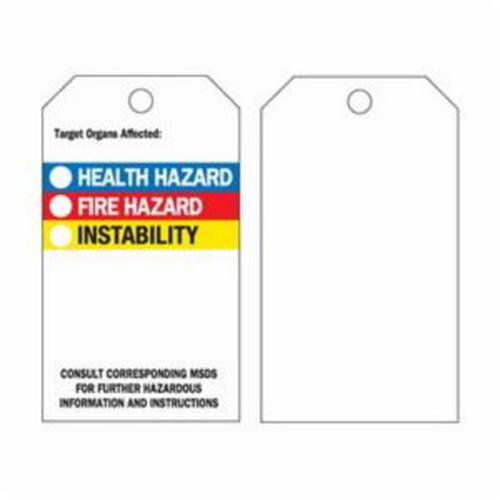 &eacute;tiquettes auto-plastifiantes du droit &agrave; l'information, Polyester, 3" la x 5-3/4" h, Anglais Helyx Safety & Industrial Supplies