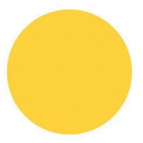 Round Write-On Labels, Circle, 1.5" L x 1.5" W, Yellow Helyx Safety & Industrial Supplies