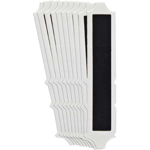 &eacute;tiquettes de lettres et chiffres gothiques individuels Quick-Align, I, 4" h, Noir Helyx Safety & Industrial Supplies
