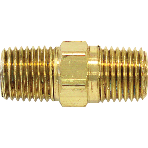 RACCORD,MALE1/2"-3/8"NPTLAITON HEXAGONAL, Laiton Helyx Safety & Industrial Supplies