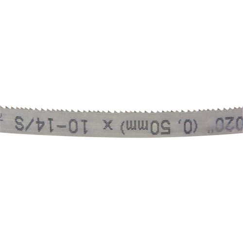 Univerz Portable Band Saw Blade, Bi-Metal, 44-7/8" L x 1/2" W x 0.020" Thick, 10-14 TPI Helyx Safety & Industrial Supplies