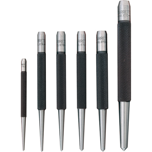 Centre Punches With Round Shanks, 5 Pieces Helyx Safety & Industrial Supplies