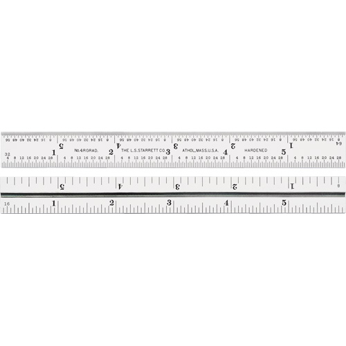 Junior Combination Squares, 6" L, 8/100" Graduations, Steel, Satin Helyx Safety & Industrial Supplies
