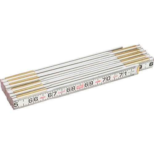 Red End&reg; Flat Reading Rule, 6' L, Wood Helyx Safety & Industrial Supplies