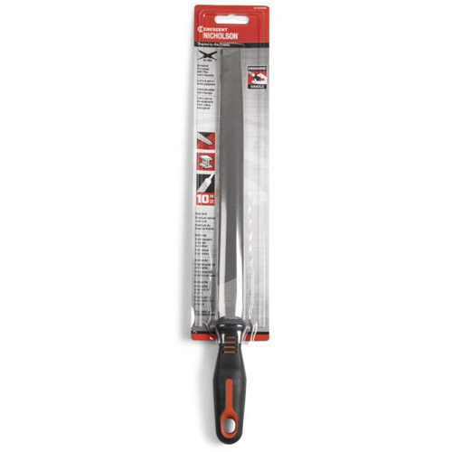 Lime d'usinage &agrave; taille simple, Plat, 10", B&acirc;tarde Helyx Safety & Industrial Supplies