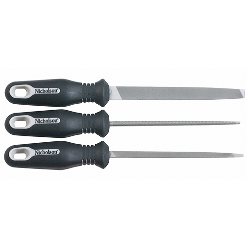 Jeu de limes ergonomiques, 3 pi&egrave;ces Helyx Safety & Industrial Supplies