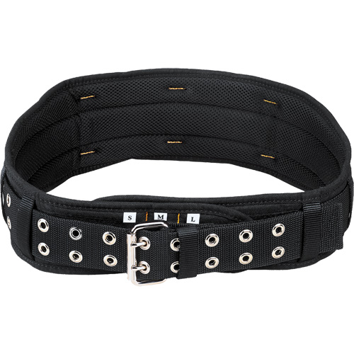 5" Wide Padded Comfort Belt, Nylon, Black Helyx Safety & Industrial Supplies