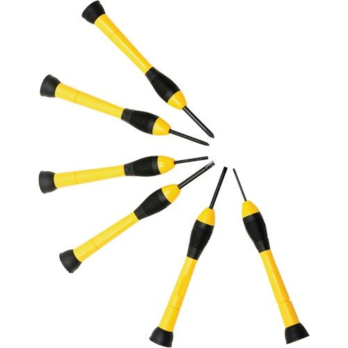 Jeu de tournevis de pr&eacute;cision, 6 mcx Helyx Safety & Industrial Supplies