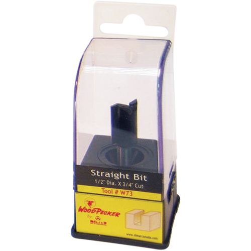 Fraises au carbure Woodpecker, 3/16" dia, 1/2" ha, 1-7/8" lo, 1/4" Manche Helyx Safety & Industrial Supplies