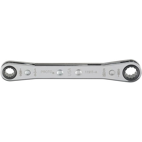 Cl&eacute; &agrave; cliquet polygonale double, 12 pans, 1/4" x 5/16", Fini Poli Helyx Safety & Industrial Supplies