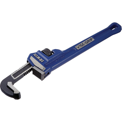 Cast Iron Pipe Wrench, 1-1/2" Jaw Capacity, 10" Long Helyx Safety & Industrial Supplies