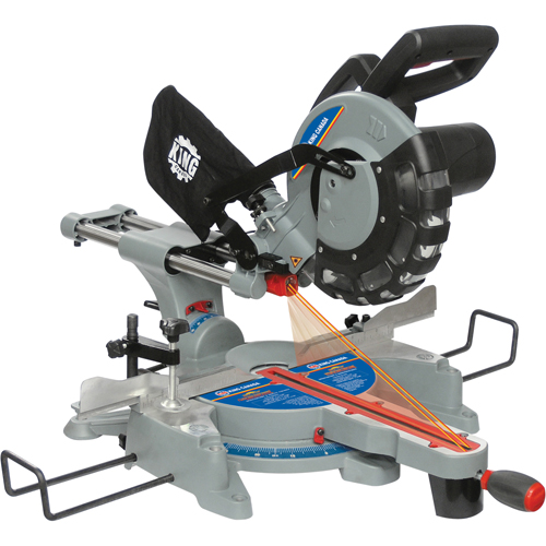 10" Sliding Compound Mitre Saws With Laser, 10", 15 A, 120 V Helyx Safety & Industrial Supplies